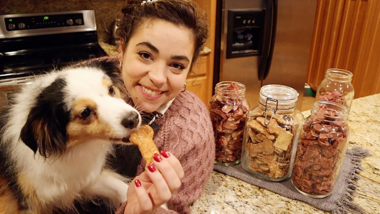 Making homemade dog treats two way!