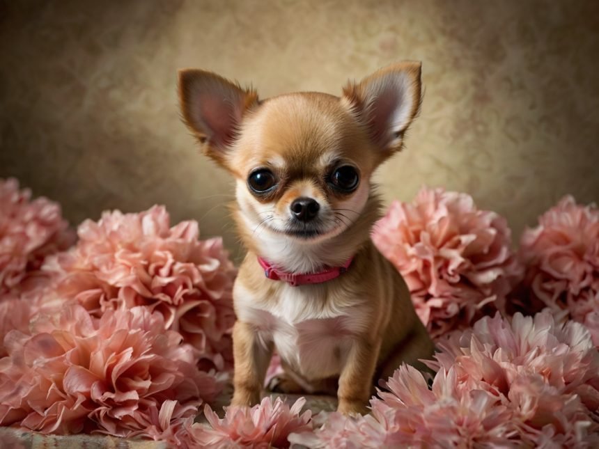 Adorable Chihuahua with Silky Caramel Fur - Cute Chihuahua Pictures