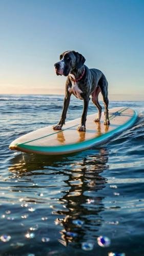 Dog Surfing Ai Picture 11