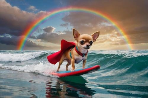 Dog Surfing Ai Picture 12