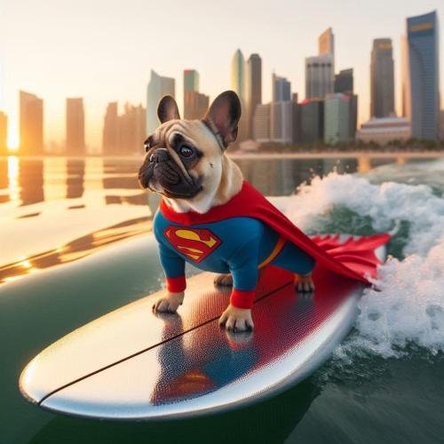 Dog Surfing Ai Picture 19