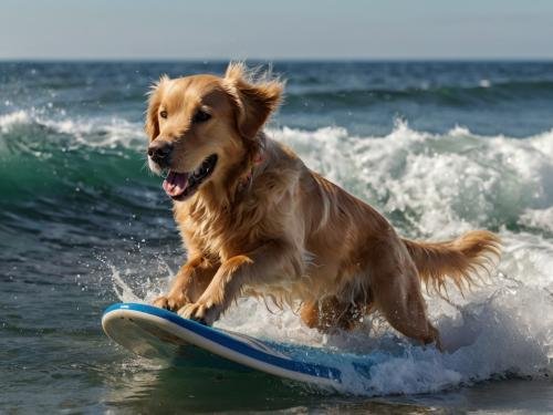 Dog Surfing Ai Picture 5