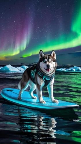 Dog Surfing Ai Picture 7