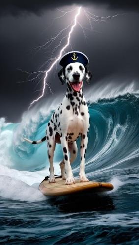 Dog Surfing Ai Picture 9